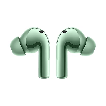 OnePlus Buds 3 Truly Wireless Bluetooth Earbuds with Upto 49Db Smart ANC,Hi-Res Sound Quality,in Ear,Sliding Volume Control,10Mins for 7Hours Fast Charging with Upto 44Hrs Playback (Green)