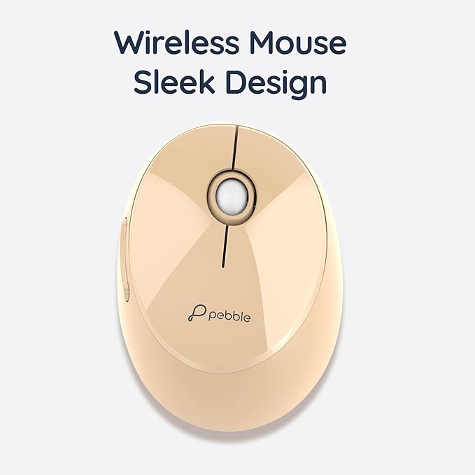 Pebble Digit002 Wireless Keyboard & Mouse Combo with 8 Million Keystrokes - Peach - Rajputtrade