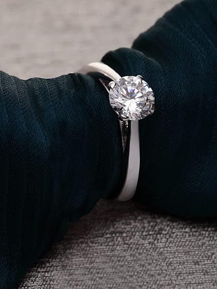 Pure Real 925 Sterling Silver Adjustable Ring Band | Multiple Design Options | Gift for Women and Girls - Rajputtrade