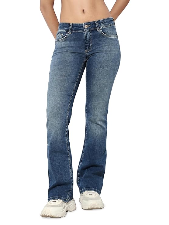 ONLY Women's Regular Fit High Rise Jeans - Rajputtrade