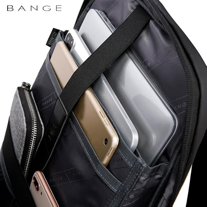 Red Lemon BANGE Captain 30L Business Smart Waterproof Backpack fit Upto 15.6 Inch Laptop Backpack with USB&Type-C Charging Port,Travel Durable Backpack for Men and Women - Rajputtrade