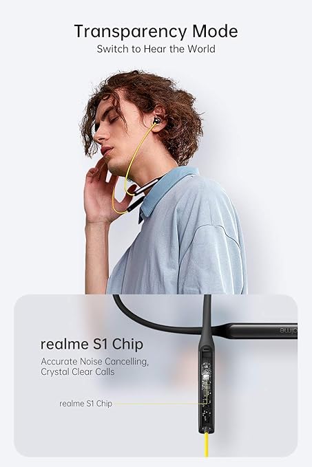 realme Buds Wireless Pro Bluetooth in Ear Earphones with Mic, Fast Charging & Up to 22Hrs Playtime - Rajputtrade