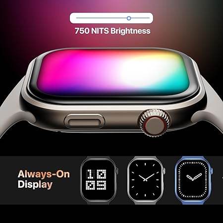 Fire-Boltt Brillia Smart Watch with 51.3mm (2.02 inch) AMOLED Display, Bluetooth Calling, SpO2 (Brillia, Beige) - Rajputtrade