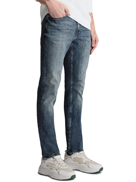 JACK & JONES Slim Fit Jeans (_Medium Blue Denim_) (Size-32) - Rajputtrade