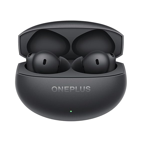 OnePlus Buds 4 TWS Earbuds with Upto 55dB Real-time ANC, Adaptive Mode, Dual Drivers and DACs, 3D Audio, Upto 45hrs Music Playback, Dual-Device connectivity, 47ms Low Latency, Storm Gray