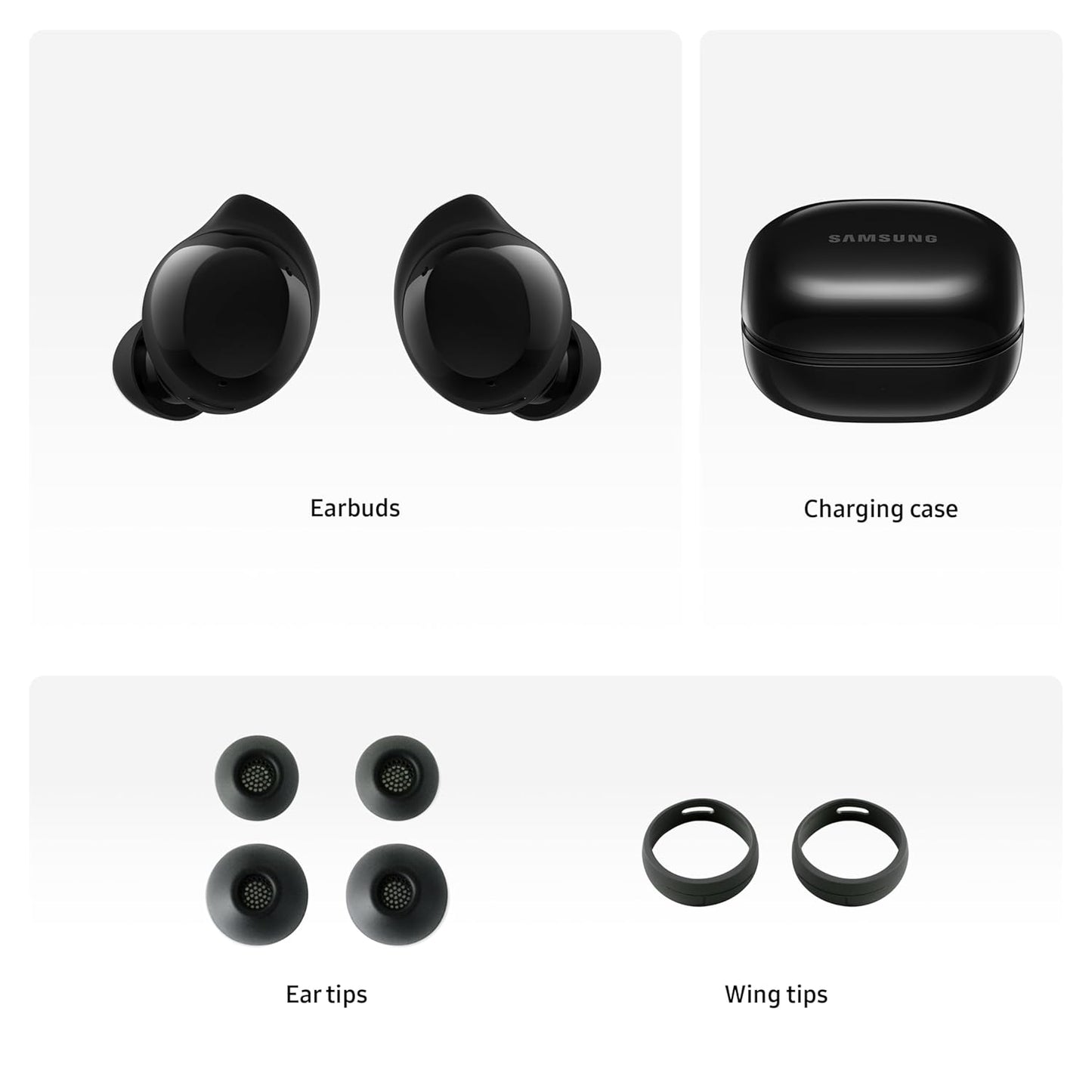 Samsung Galaxy Buds Core | Black | Powered by Galaxy AI | Active Noise Cancellation | Enriched Bass | 3 Mic Clear Sound | Tap Area | IP54 | 35hrs Battery (2 color options)