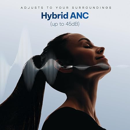 Noise Buds X Ultra in-Ear Truly Wireless Earbuds with Hybrid ANC (Up to 45dB), 50H of Playtime - Rajputtrade