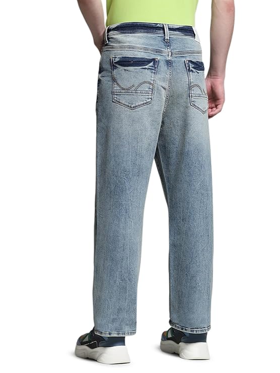 JACK & JONES Men's Loose Mid Rise Jeans(Size-32) - Rajputtrade