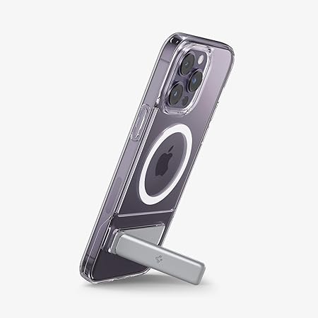 Spigen Ultra Hybrid S MagFit Back Cover Case Compatible with iPhone 14 Pro Max (TPU + Poly Carbonate | White)