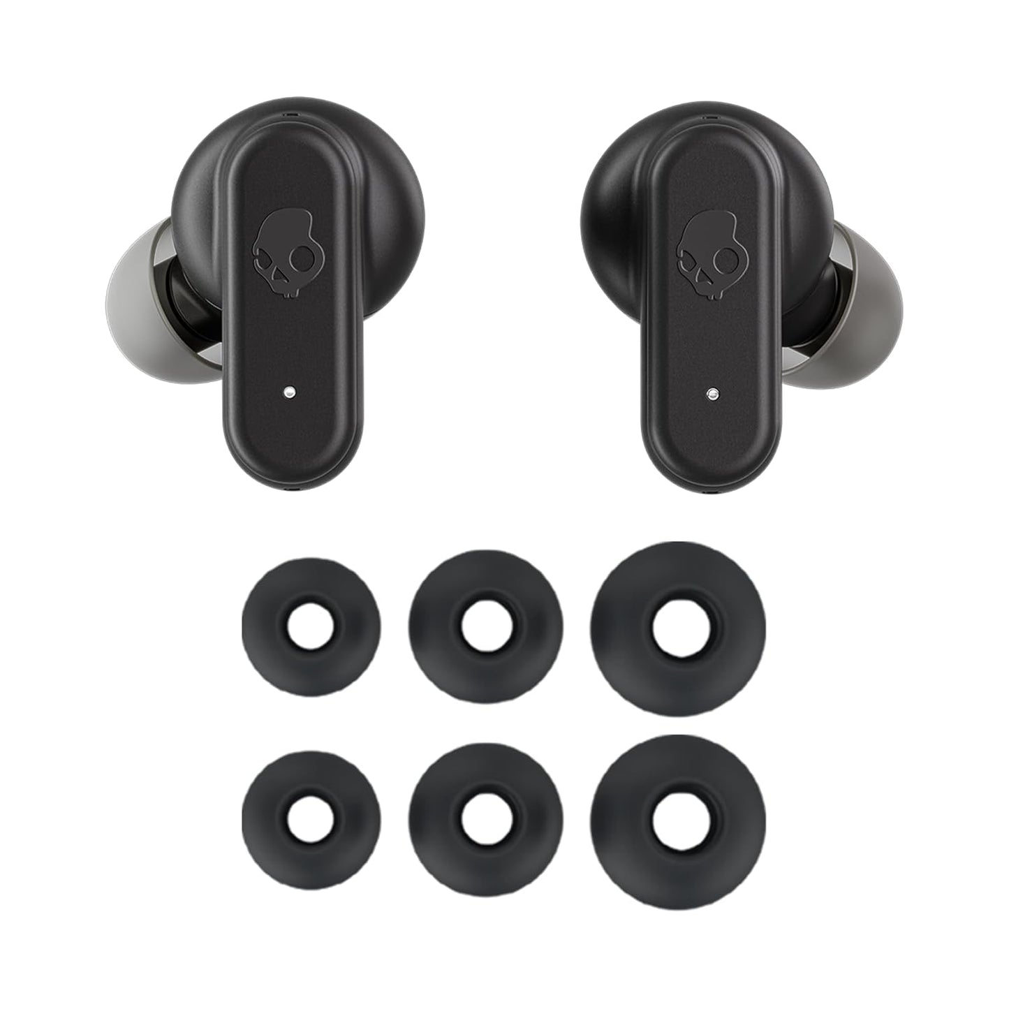 Skullcandy Dime Evo Wireless Earbuds, Bluetooth Headphones, Noise Isolating Fit, Up to 36 Hours Battery, Microphone, Easy Carry with Clip-Anywhere Case (5 color options)