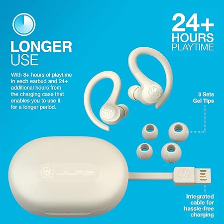 JLab Go Air Sport TWS Sports Earbuds - Bluetooth Earphones True Wireless, 32+ Hour Playtime - Rajputtrade