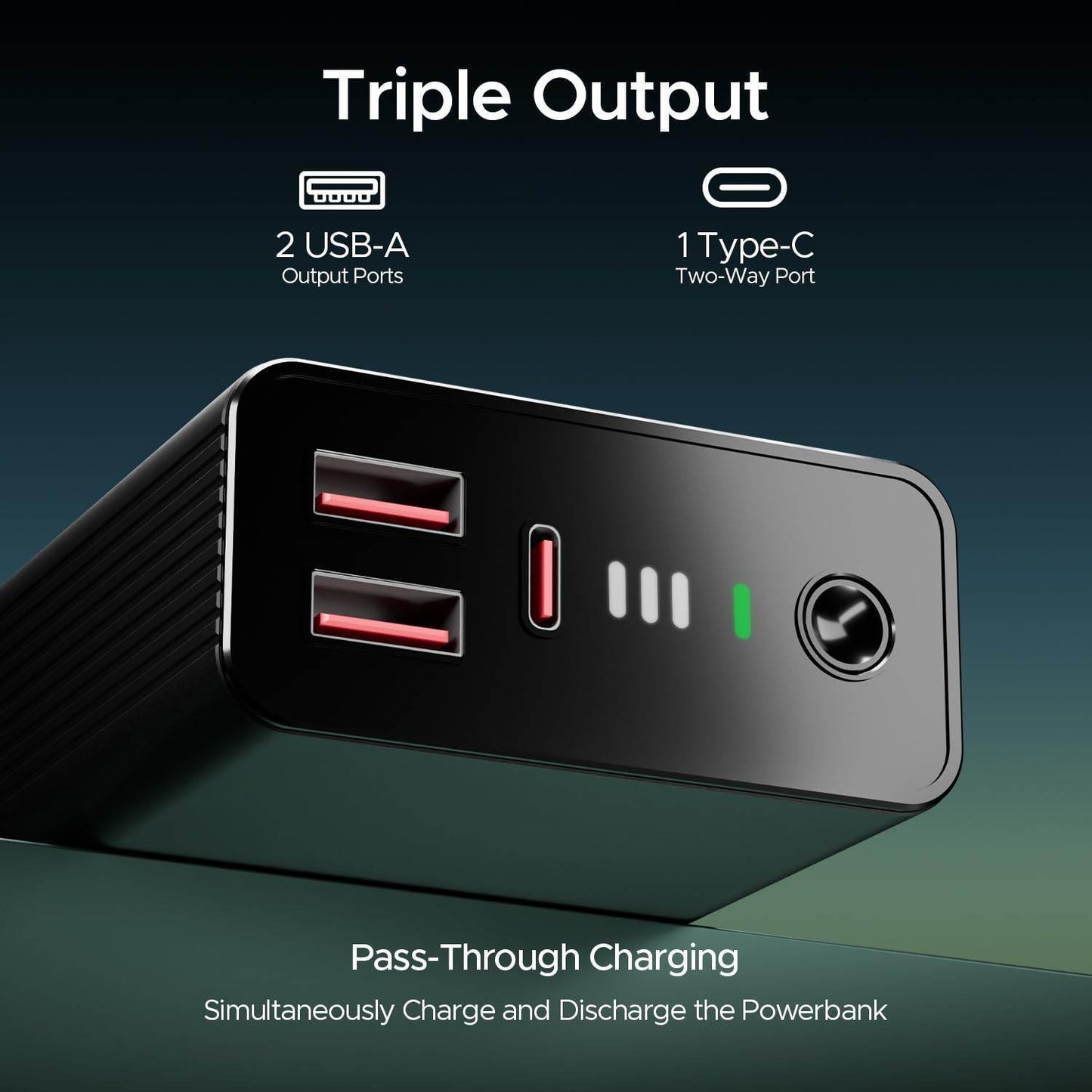 boAt Energyshroom PB401 20000mAh Power Bank |Carbon Black) - Rajputtrade