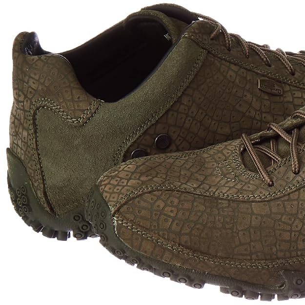 Woodland Men Lace Up Sneaker Shoes - OLIVE GREEN - Rajputtrade