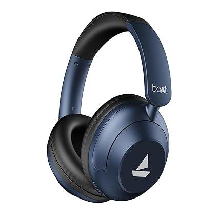 boAt New Launch Rockerz 650 Pro, Touch/Swipe Controls, Dolby Audio, 80Hrs Battery, Wireless Headphone with Mic (Starry Night) - Rajputtrade