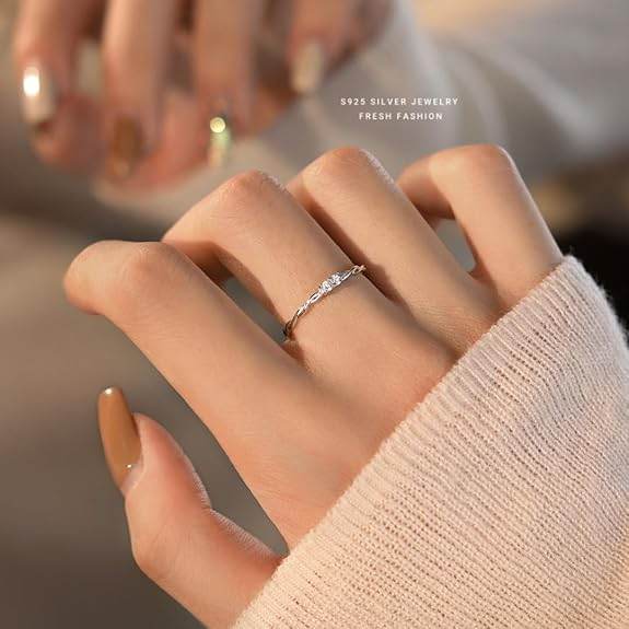 925 Sterling Silver Adjustable Rings For Women & Girls I Gift For Wife Girlfriend Sister I Finger Ring With Multiple Design Options - Rajputtrade