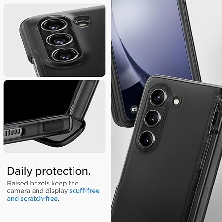 Spigen Thin Fit Pro for Samsung Galaxy Z Fold 5 Case, Galaxy Z Fold 5 Back Cover - TPU+PC|Frost Gray