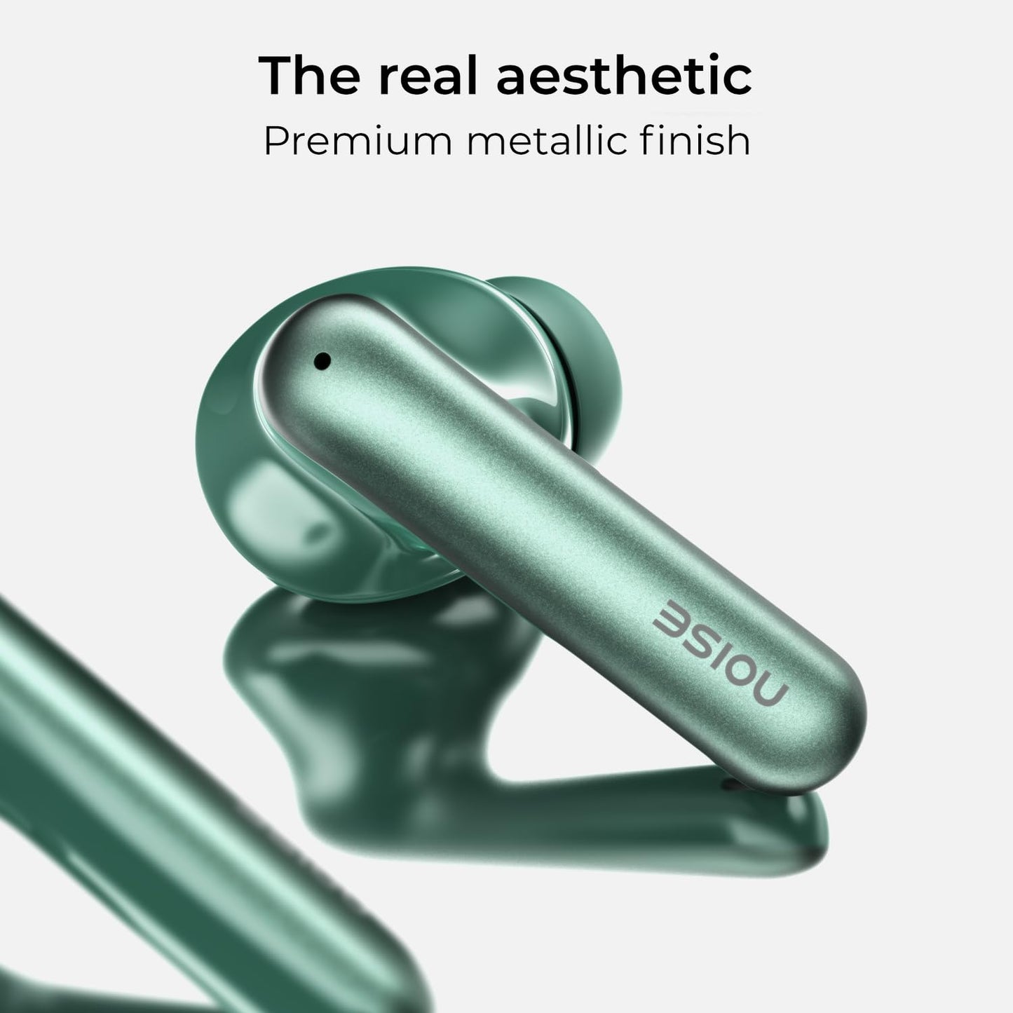 Noise Newly Launched Air Buds Pro 4 in-Ear Truly Wireless Earbuds with Metallic Finish, Hybrid ANC (Upto 40dB), 50H of Playtime, Dual Pairing, Spatial Audio, BT v5.3 - Rajputtrade