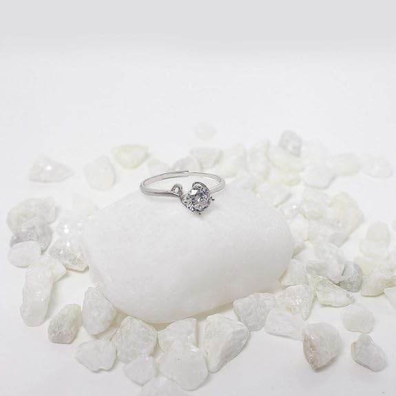 925 Sterling Silver Ring For Women (Silver) - Rajputtrade