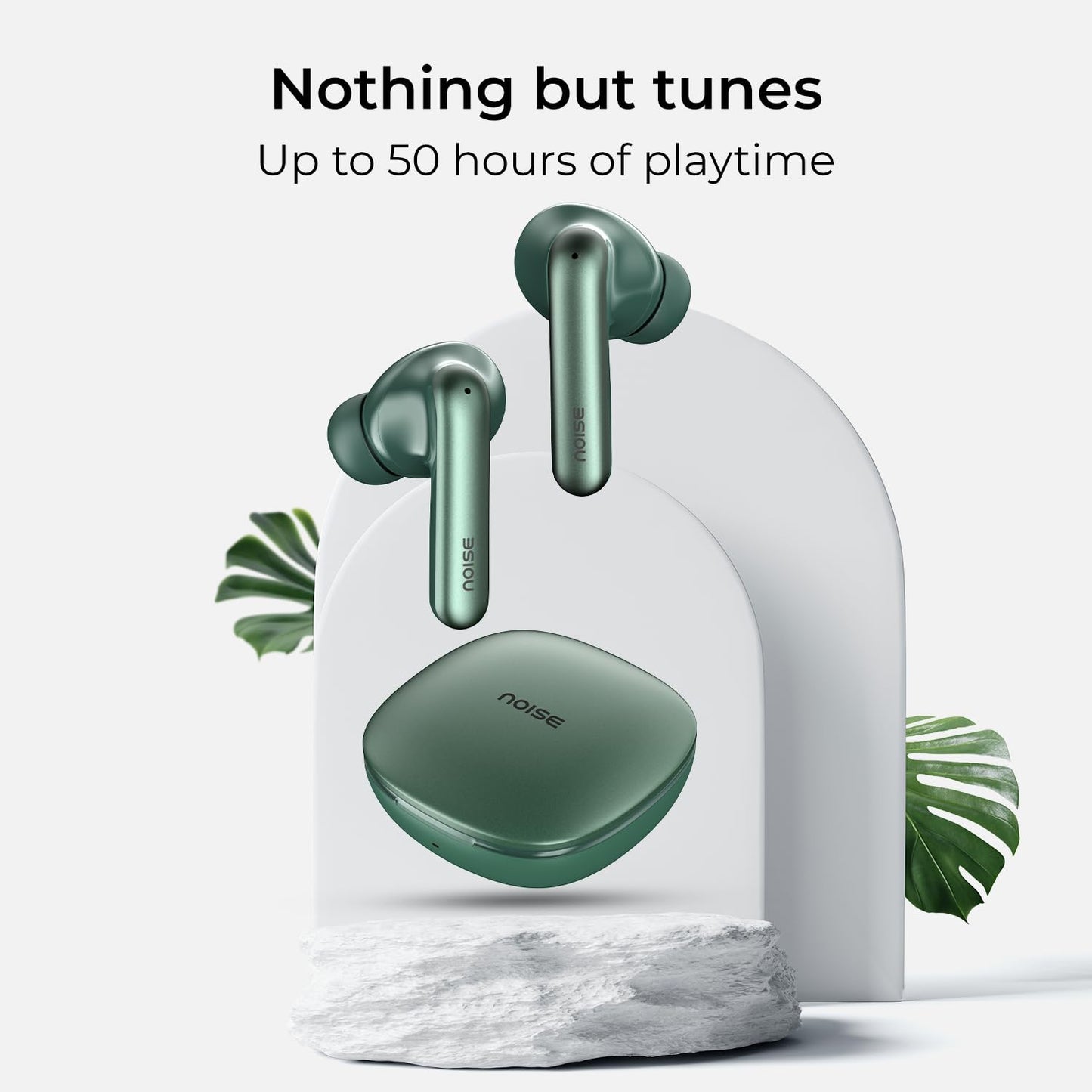 Noise Newly Launched Air Buds Pro 4 in-Ear Truly Wireless Earbuds with Metallic Finish, Hybrid ANC (Upto 40dB), 50H of Playtime, Dual Pairing, Spatial Audio, BT v5.3 - Rajputtrade