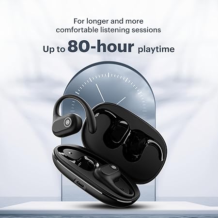 Noise Pure Pods Wireless Open Ear Earbuds with AirWave™ Technology,Up-to 80H Playtime ,BTv5.3 - Rajputtrade
