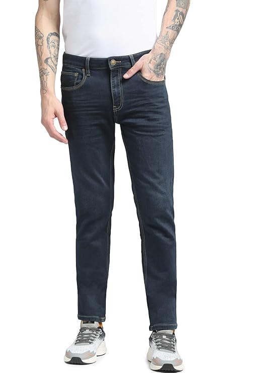 JACK & JONES Men's Skinny Fit Mid Rise Jeans - Rajputtrade