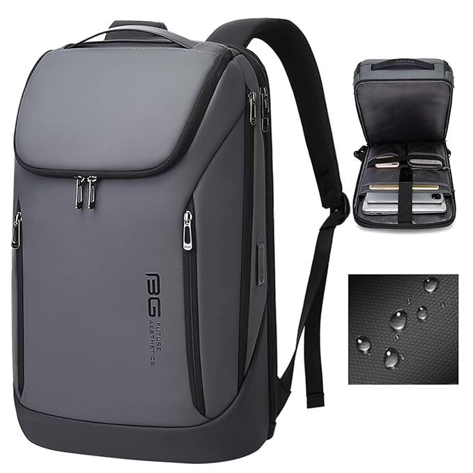 Red Lemon BANGE Captain 30L Business Smart Waterproof Backpack fit Upto 15.6 Inch Laptop Backpack with USB&Type-C Charging Port,Travel Durable Backpack for Men and Women - Rajputtrade