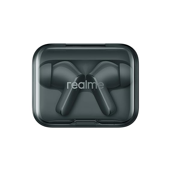 Realme Buds Air 7,12.4mm Dynamic Bass Drivers,52Hrs Playtime,52dB Hybrid ANC,6 Mic ENC,45ms Low Latency,360° Spatial Audio,Hi-Res LHDC,IP55 Dust & Water Resistant,True Wireless TWS BT v5.4(Moss Green)