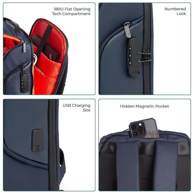 ICON Iconic Backpack, Waterproof Unisex Laptop Backpack - Rajputtrade
