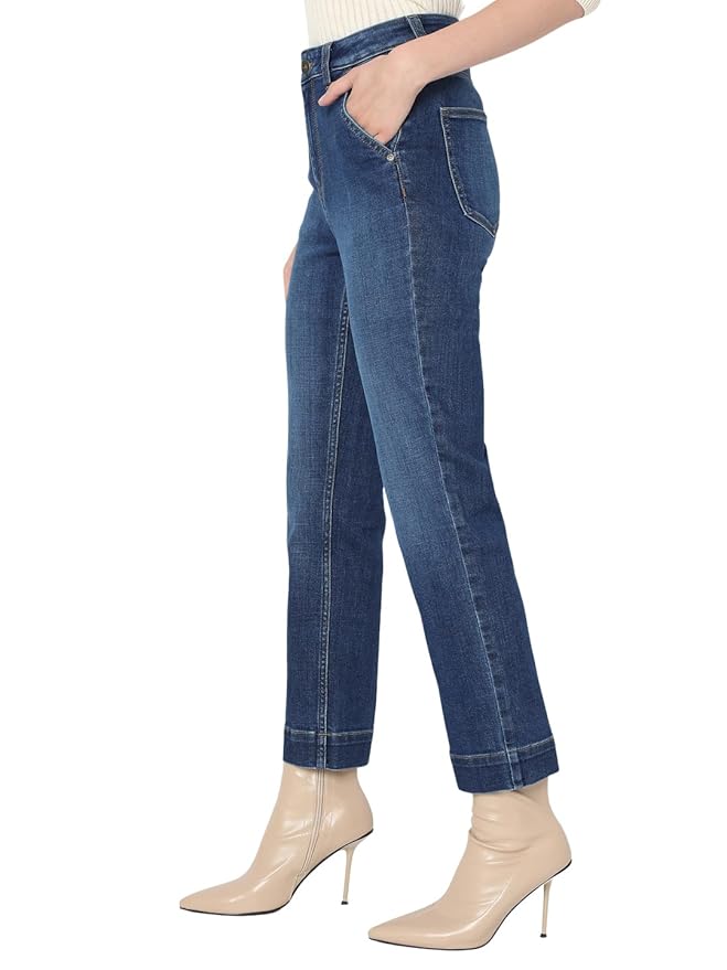 Women's Straight Jeans (30) - Rajputtrade