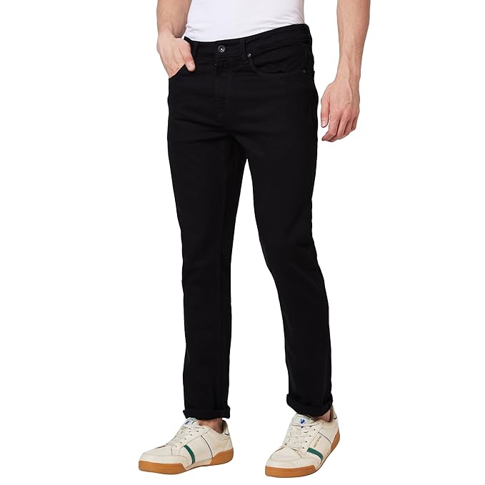 Spykar Mid Rise Regular Fit Blue Jeans for Men - Rajputtrade