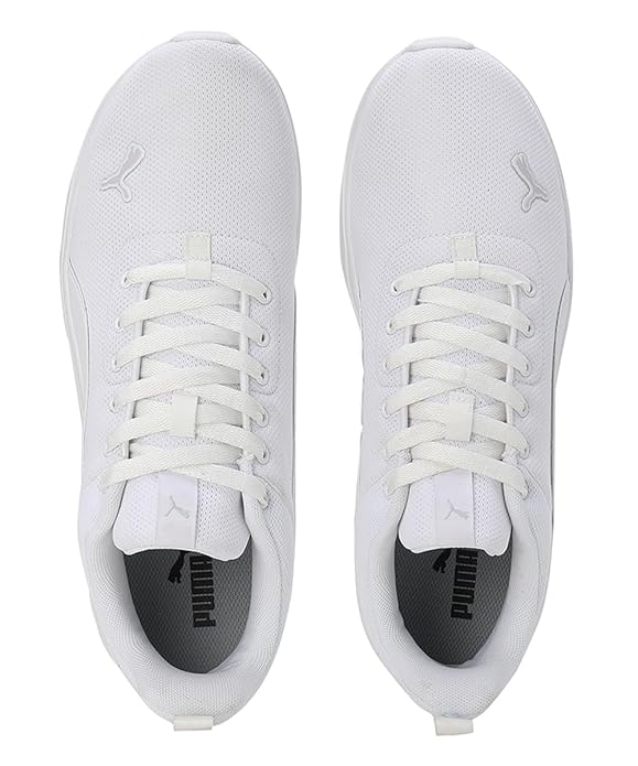 Puma Men Lace Up Sneaker Shoes (White) - Rajputtrade