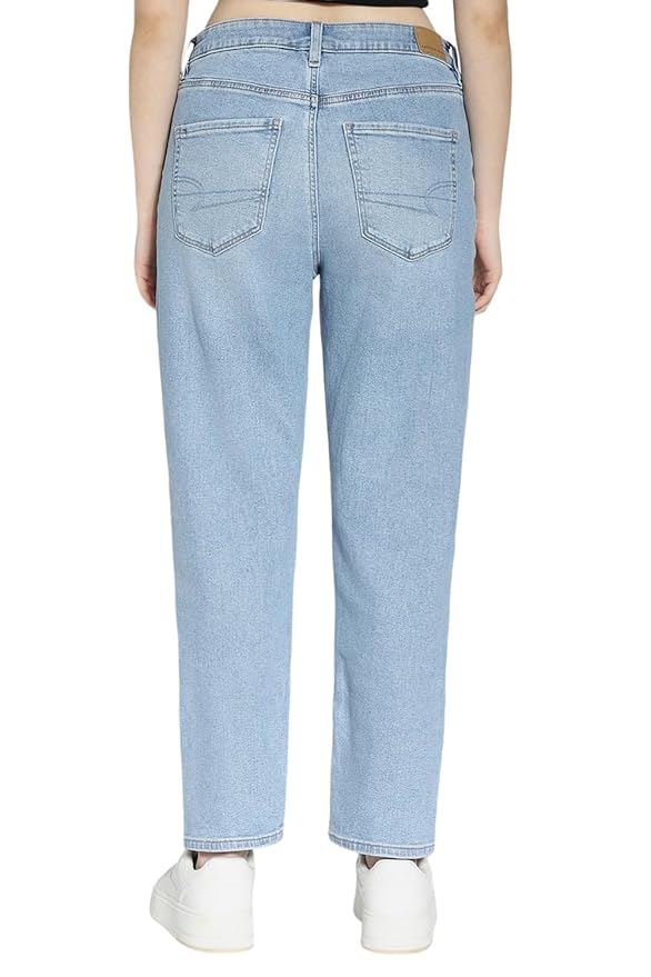 American Eagle Women's Straight Jeans (Blue-32) - Rajputtrade