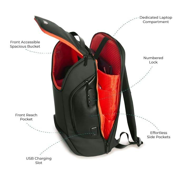 ICON Iconic Backpack, Waterproof Unisex Laptop Backpack - Rajputtrade