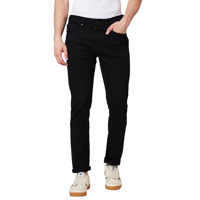 Spykar Mid Rise Regular Fit Blue Jeans for Men - Rajputtrade