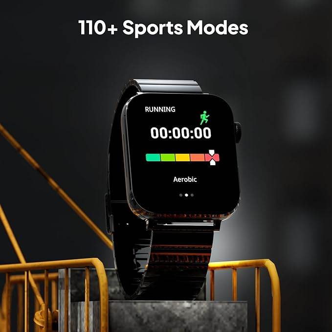 Fire-Boltt Visionary Ultra 1.78" AMOLED, Stainless Steel Luxury Smart Watch, TWS Connection (Black) - Rajputtrade