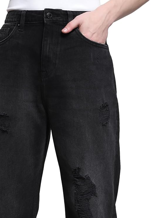 JACK & JONES Men's Loose Mid Rise Jeans - Rajputtrade