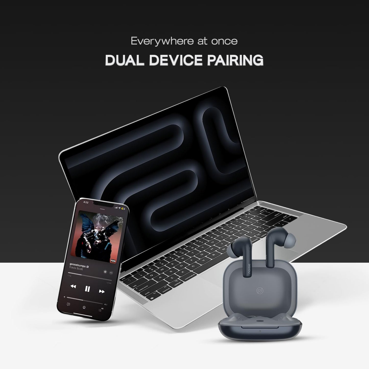 Noise Newly Launched Air Buds Pro 6 in-Ear Truly Wireless Earbuds with Hybrid ANC (up to 49dB) - Rajputtrade