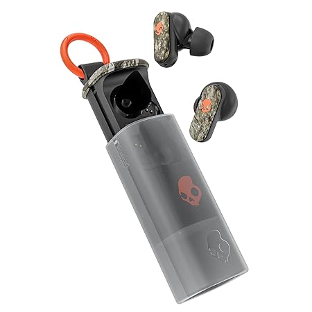 Skullcandy Dime Evo Wireless Earbuds, Bluetooth Headphones, Noise Isolating Fit, Up to 36 Hours Battery, Microphone, Easy Carry with Clip-Anywhere Case (5 color options)