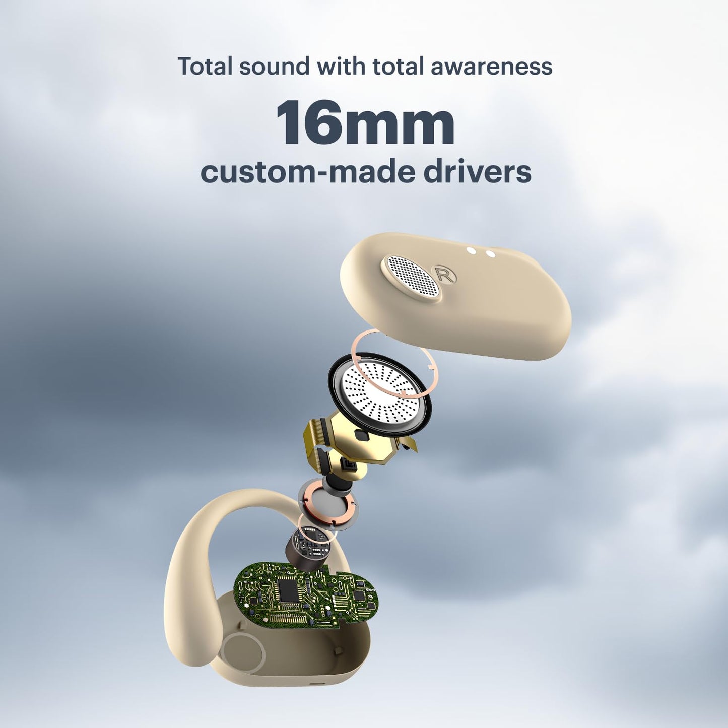 Noise Pure Pods Wireless Open Ear Earbuds with AirWave™ Technology,Up-to 80H Playtime ,BTv5.3 - Rajputtrade