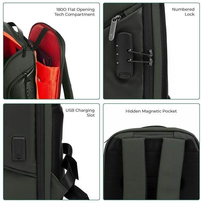 ICON Iconic Backpack, Waterproof Unisex Laptop Backpack - Rajputtrade