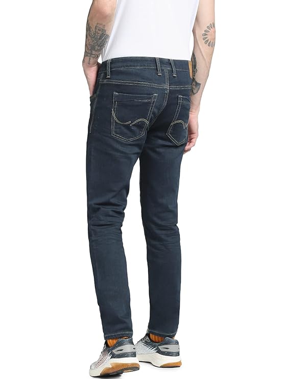 JACK & JONES Men's Skinny Fit Mid Rise Jeans - Rajputtrade
