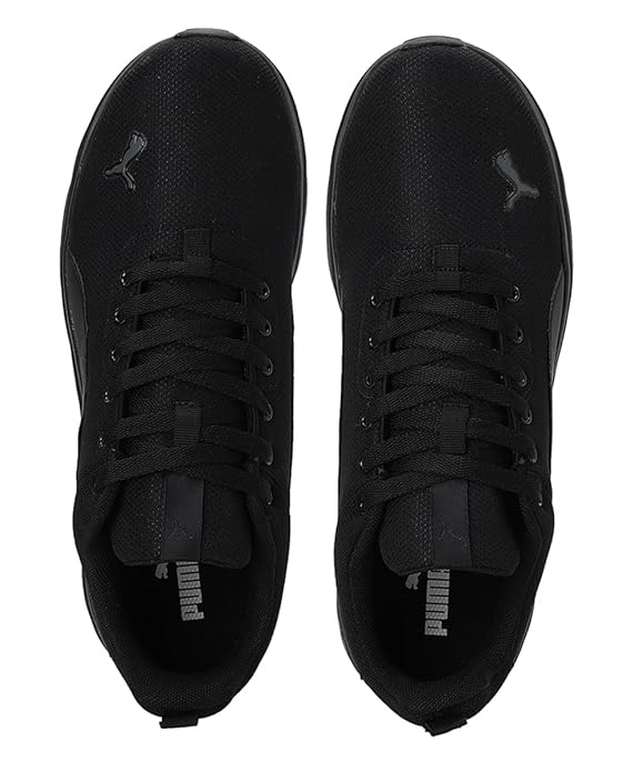 Puma Men Lace Up Sneaker Shoes (Black) - Rajputtrade