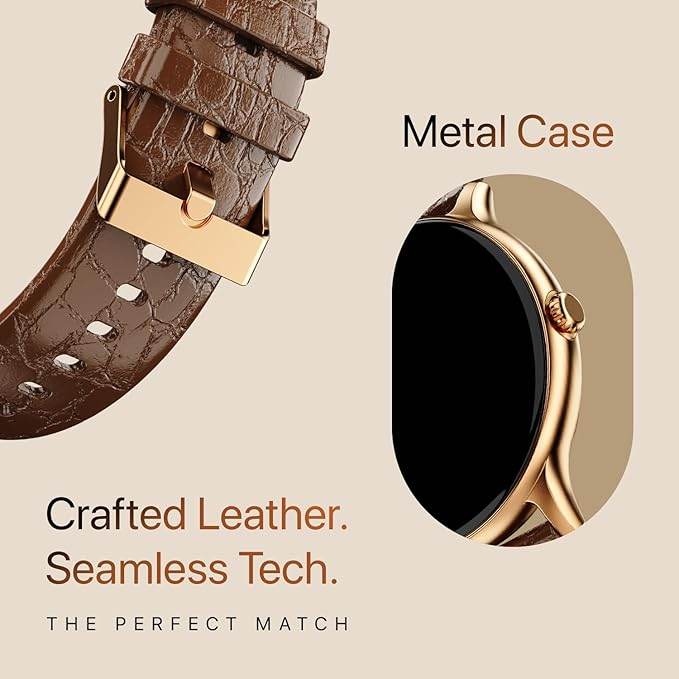 Fire-Boltt Phoenix Classic Smart Watch 1.39 inch Bluetooth Calling, Metal Body with 120+ Sports Modes, SpO2 (Brown Classic) - Rajputtrade