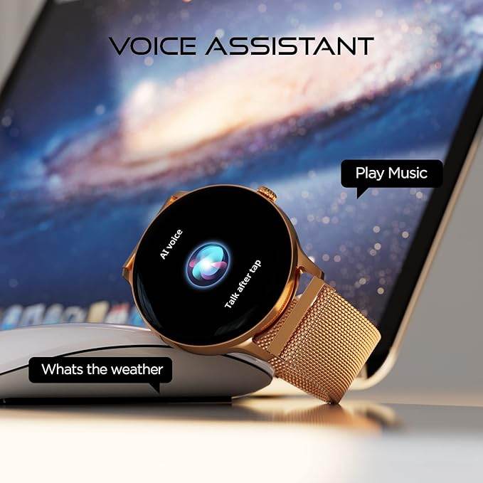 Fire-Boltt Phoenix Ultra Luxury Stainless Steel, Bluetooth Calling Smart Watch, Metal Body with 120+ Sports Modes, SpO2 (Gold) - Rajputtrade