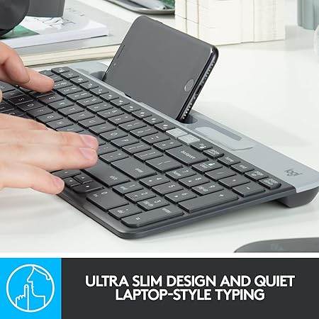 ASUS Marshmallow Kw100 Keyboard, Supports Up to 3 Devices, 1.6Mm Key Travel, Scissor Keys, Compact & Lightweight Keyboard, Bluetooth (Color - Oat Milk) - Rajputtrade