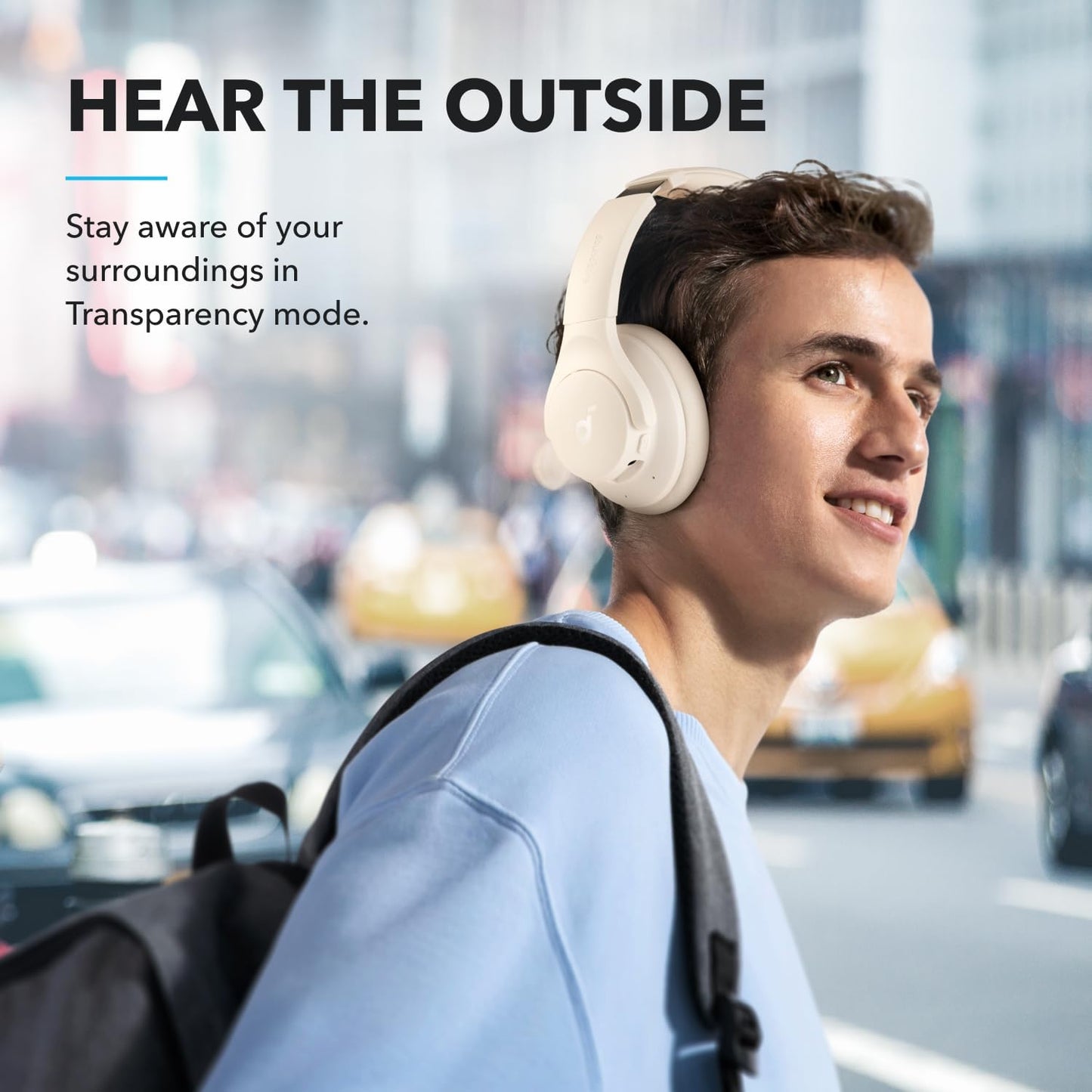 soundcore by Anker Q20i Wireless Bluetooth Over-Ear Headphones with Hybrid Active Noise Cancelling, 40h Playtime in ANC Mode, Hi-Res Audio (3 color options)