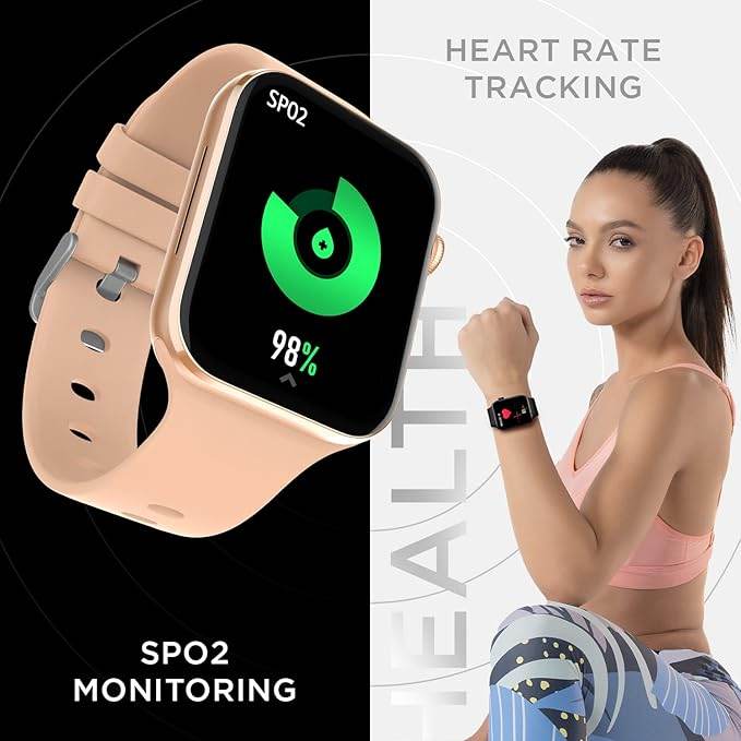 Fire-Boltt Visionary 1.78" AMOLED Bluetooth Calling Smartwatch with 368 * 448 Pixel Resolution, TWS Connection (Gold) - Rajputtrade