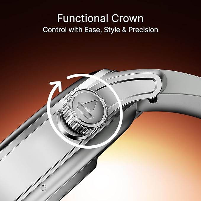 boAt New Launch Ultima Prime smartwatch with 1.43” AMOLED Display, Personalized Fitness Nudges (Silver) - Rajputtrade