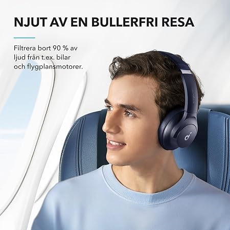 soundcore by Anker Q20i Wireless Bluetooth Over-Ear Headphones with Hybrid Active Noise Cancelling, 40h Playtime in ANC Mode, Hi-Res Audio (3 color options)