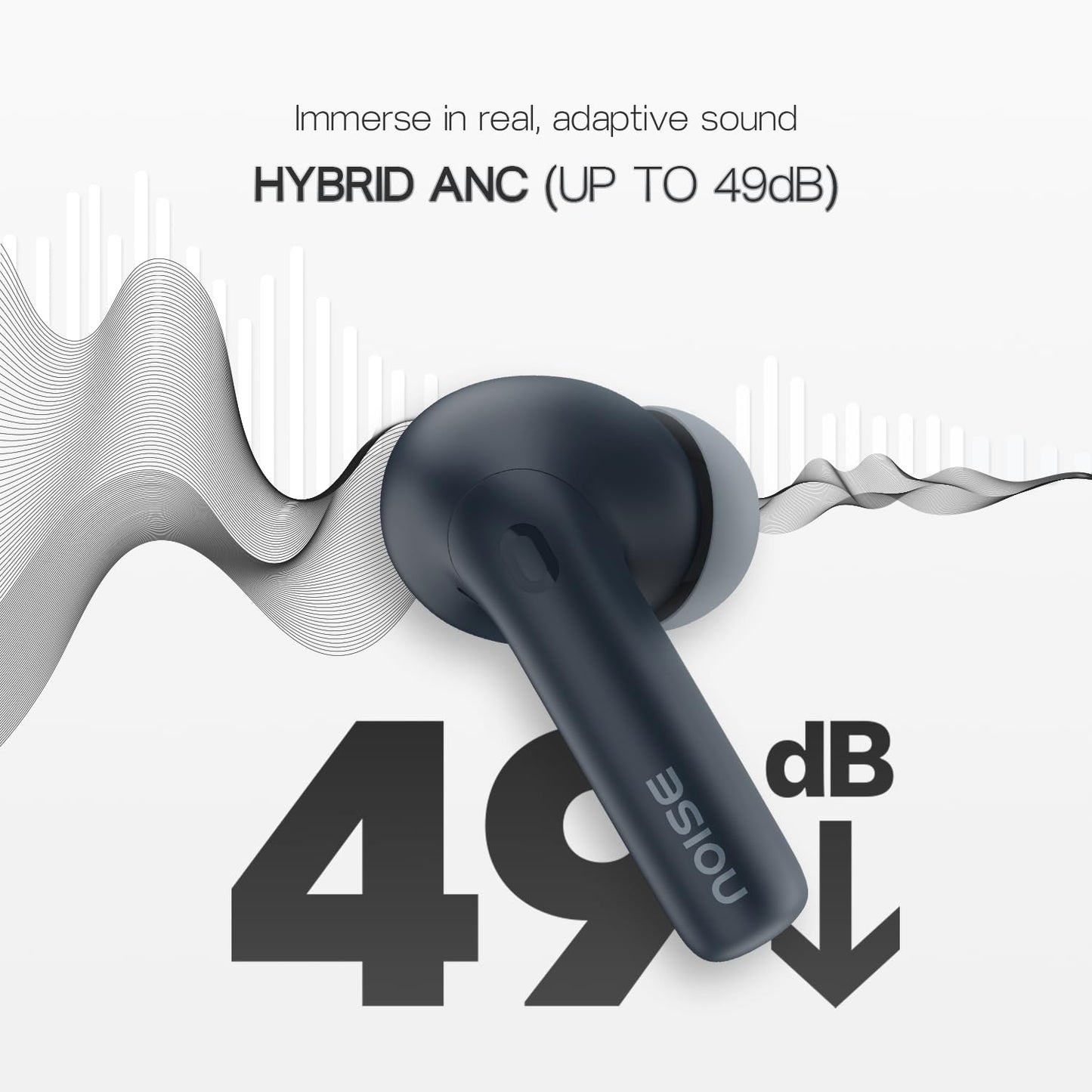 Noise Newly Launched Air Buds Pro 6 in-Ear Truly Wireless Earbuds with Hybrid ANC (up to 49dB) - Rajputtrade